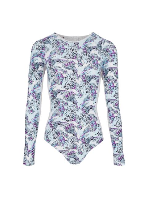 Vilebrequin Women UV Protection One-piece Rashguard Isadora Fish