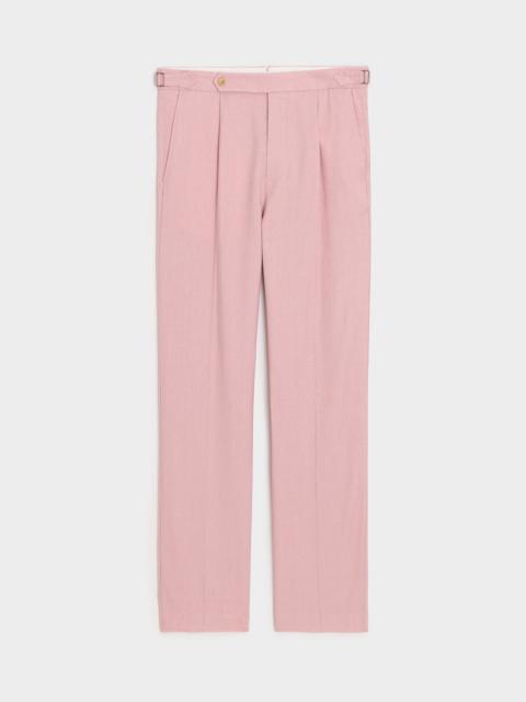 TODD SNYDER Italian Linen Side Tab Trouser