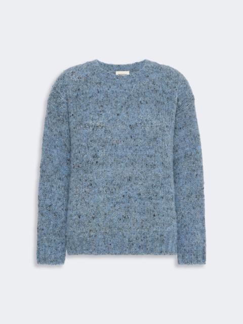 WEEKEND Max Mara HOBBY Alpaca, cotton and wool blend sweater - LIGHT BLUE