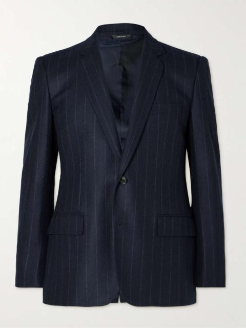 Pinstriped Wish® Virgin Wool and Cashmere-Blend Jacket