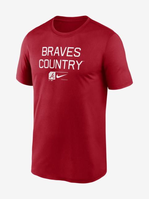 Atlanta Braves Baseball Phrase Legend Nike Men's Dri-FIT MLB T-Shirt