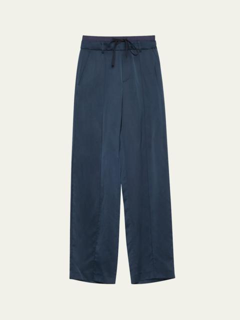 Vince Mid-Rise Double Waistband Pants