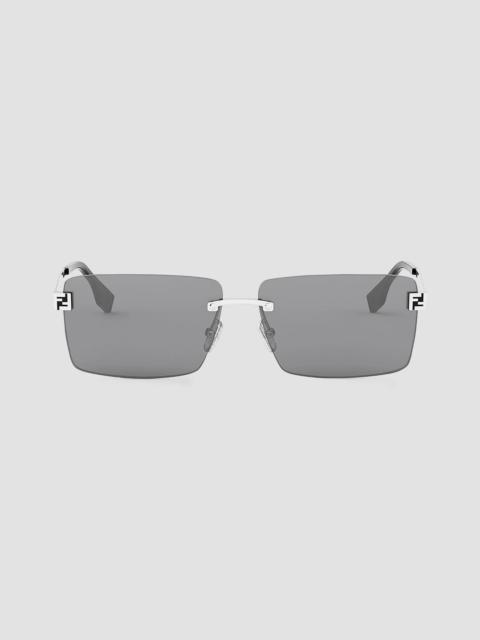 FENDI Men Sky 60MM Rimless Sunglasses - Grey