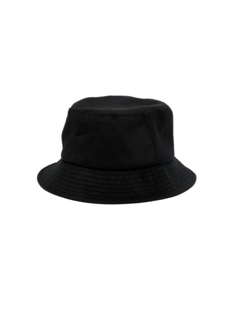 signature-stripe bucket hat