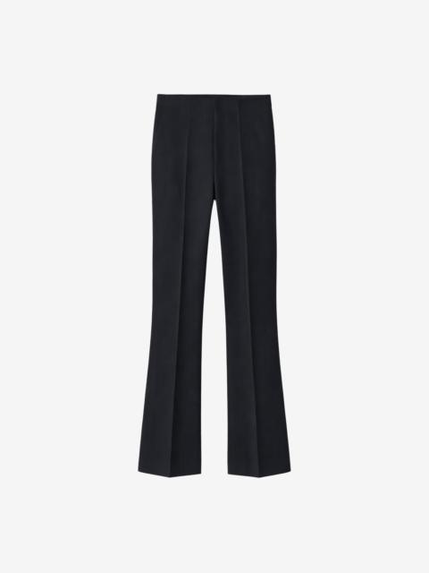 The Frankie Shop Dessa Flared Pants - Black/White Pinstripe