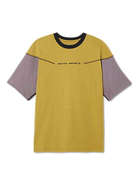 Asics ASICS Novalis Bixance Short Sleeve Top 'Medallion Yellow Obsidian Black' 2203A233-750