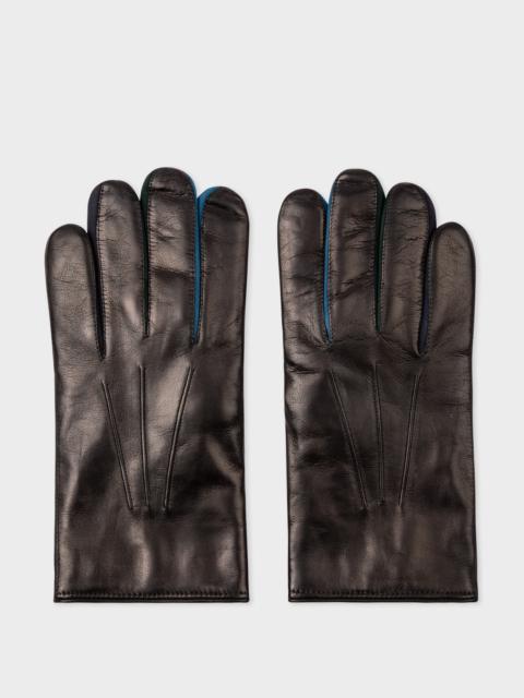 Paul Smith Lamb Leather Concertina Gloves