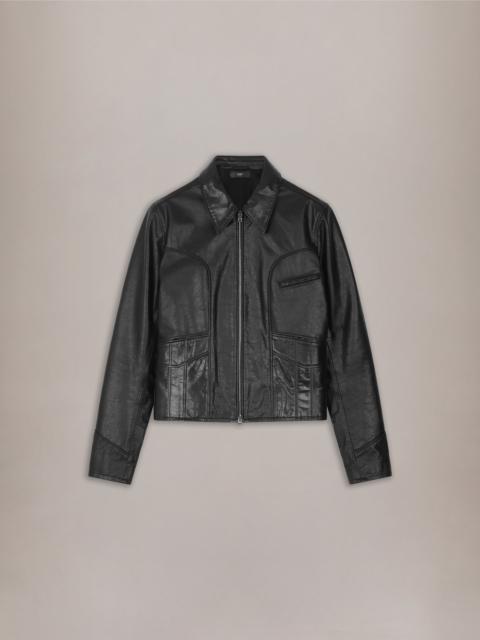 AMIRI HIP POCKET LEATHER JACKET