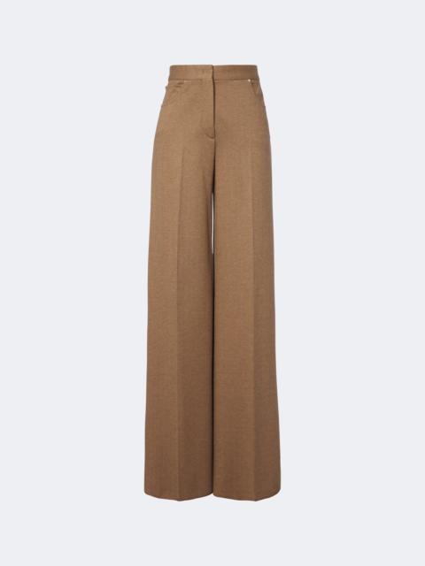 Max Mara Camel hair and wool-blend wide-leg pants