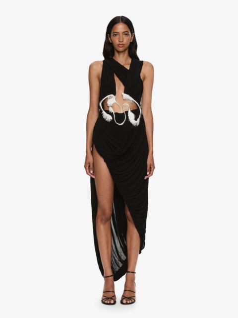 CHRISTOPHER ESBER Sculptured Draped Tank Dress