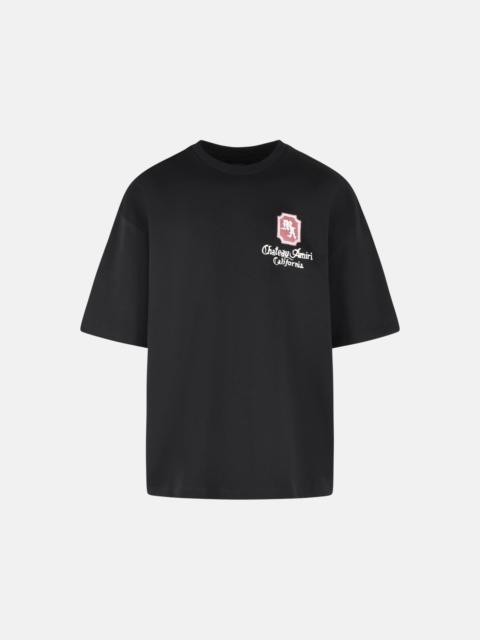 BLACK COTTON T-SHIRT