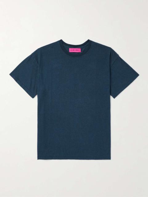 Printed Cotton and Linen-Blend Jersey T-Shirt