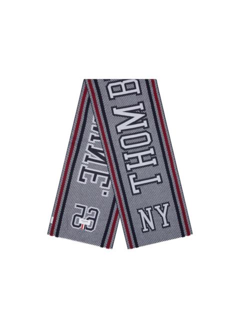 Thom Browne merino wool varsity scarf