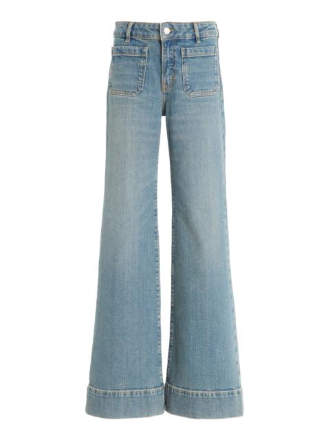 JEANERICA St Monica Stretch Low-Rise Flared Jeans medium wash