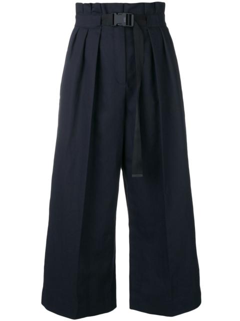 KENZO loose flared cropped trousers