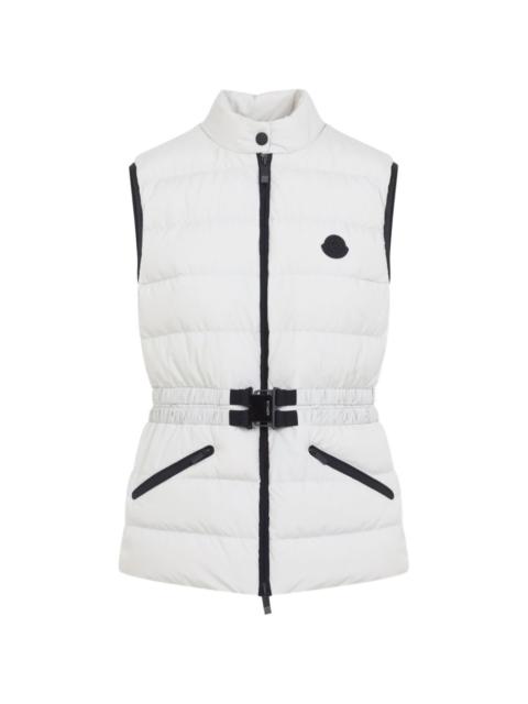 Moncler Romantisme belted quilted vest
