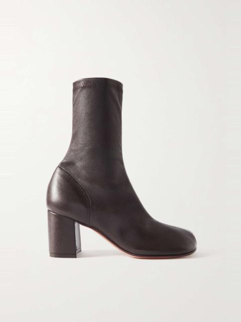 Dries Van Noten Stretch-leather ankle boots