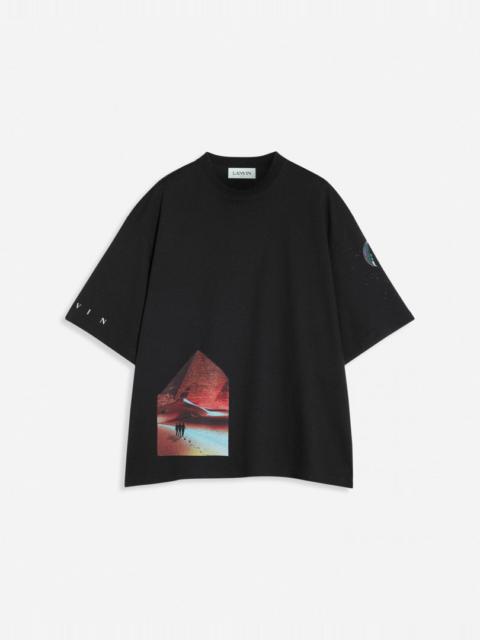 Lanvin OVERSIZED T-SHIRT WITH SCI-FI PRINT