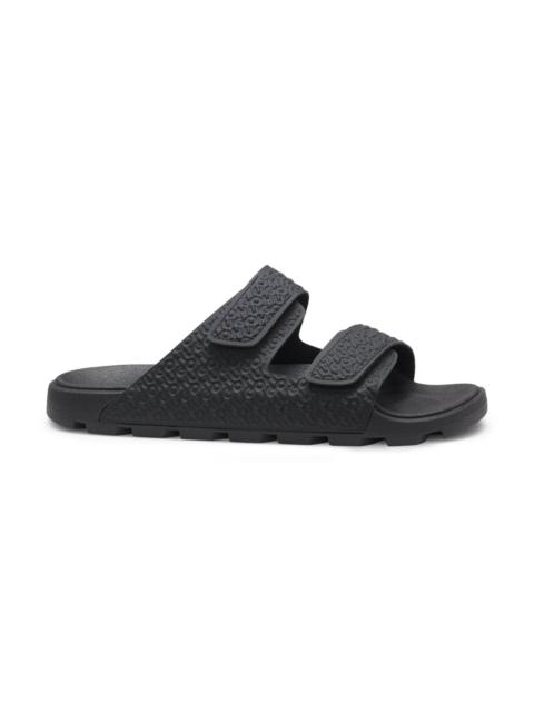 HUGO MONOGRAM SANDALS WITH RIPTAPE STRAPS