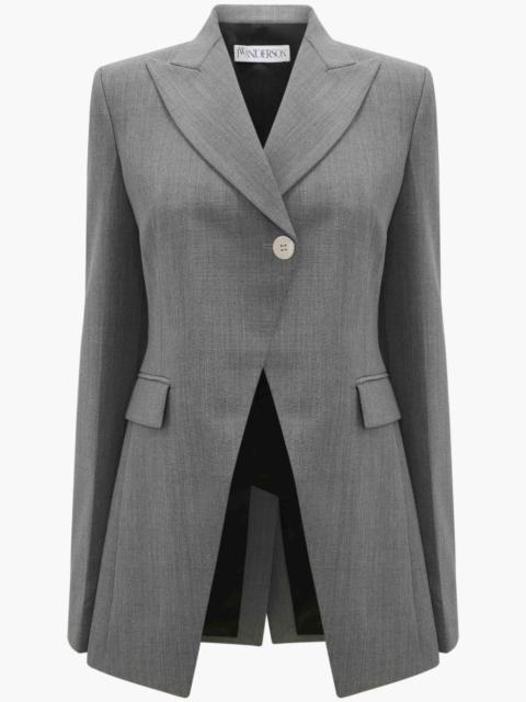 JW Anderson ASYMMETRIC CLOSURE CUTAWAY JACKET