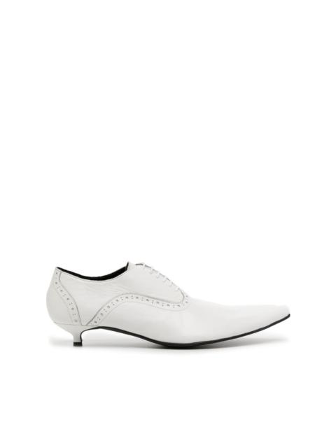 Comme Des Garçons pointed-toe leather pumps