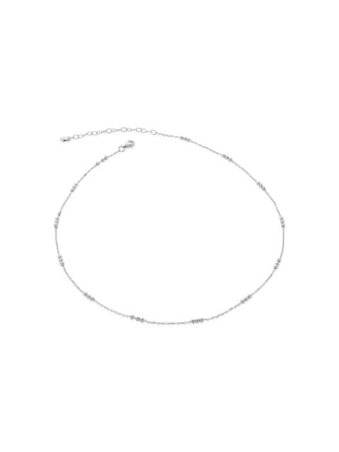 MONICA VINADER triple-beaded chain necklace