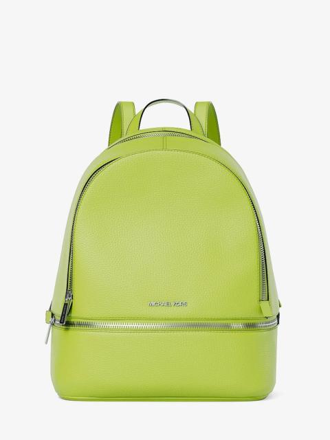 MICHAEL KORS Rhea Medium Pebbled Leather Backpack