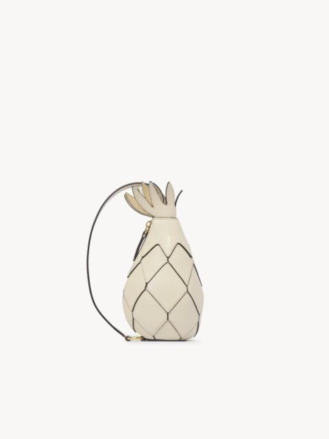 PINEAPPLE SHOULDER BAG IN GRAINED LEATHER