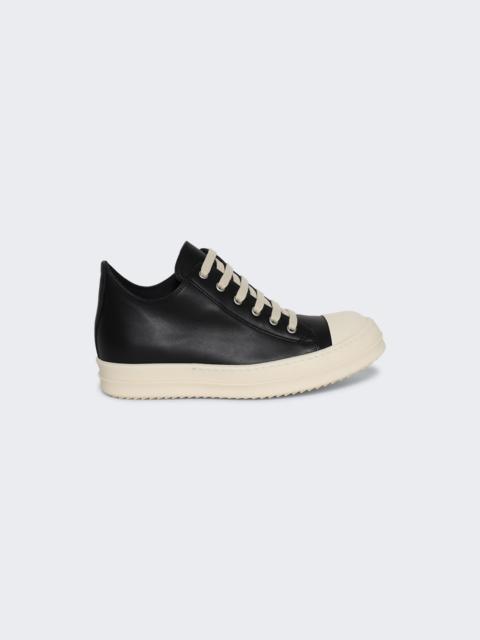 Rick Owens Temple Low Sneakers Black And Milk