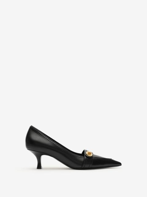 Burberry Leather Cotswolds Low Pumps
