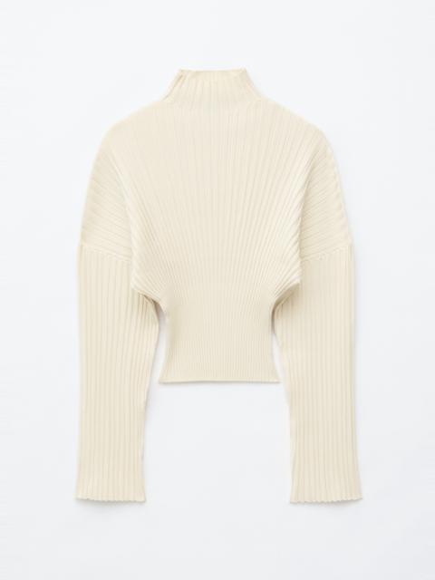 & Other Stories Ribbed Mock-Neck Jumper