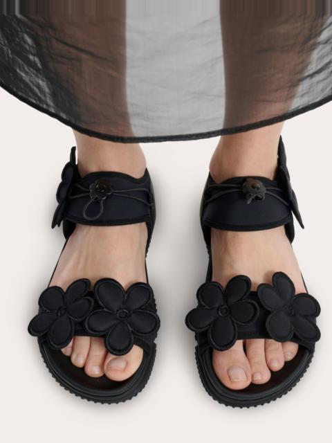 CECILIE BAHNSEN Cilla Floral Appliqué Neoprene Sandal