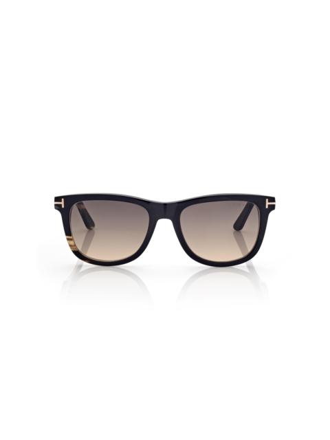TOM FORD SOFT SQUARE HORN SUNGLASSES