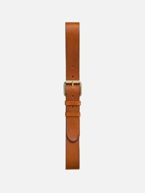 Nudie Jeans Pedersson Leather Belt Toffee Brown