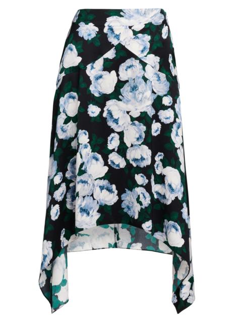 Stella McCartney Women's Bunch Of Roses Handkerchief Midi-Skirt - Multi