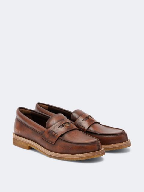 Golden Goose Jerry leather penny loafers