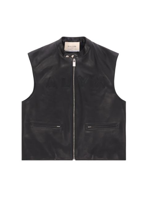 1017 ALYX 9SM LEATHER LOGO RACER VEST