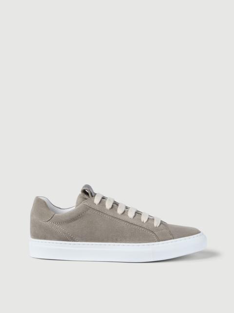 Brunello Cucinelli Suede snealers with precious loop