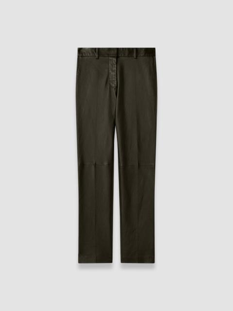 JOSEPH Coleman Long Leather Stretch Trousers