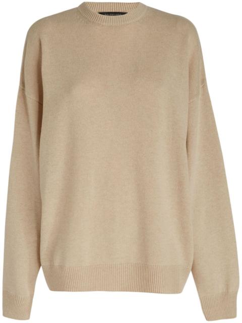 BALENCIAGA crew-neck cashmere jumper