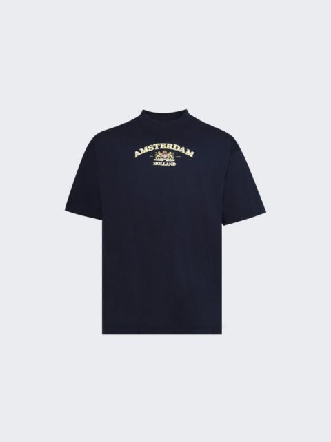 VETEMENTS Holland Tourist Tee Washed-out Navy