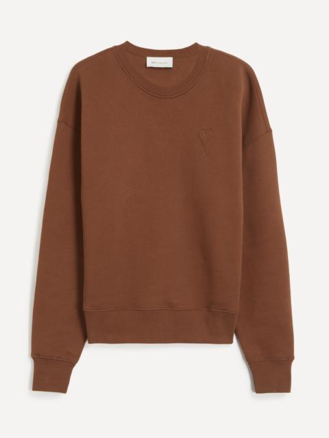 AMI Paris Tonal Embossed Big Ami de Coeur Sweatshirt