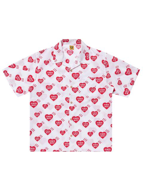 Human Made Human Made Heart Pattern Aloha Shirt 'White'