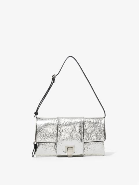 Proenza Schouler Flip Shoulder Bag in Crinkled Metallic