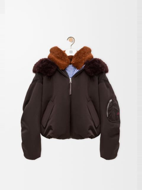Loewe Bomber jacket in technical shell