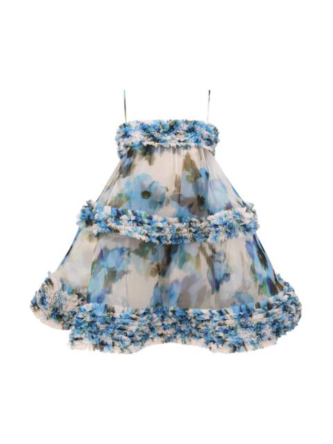 Zimmermann ALCHEMY RUFFLE MINI DRESS