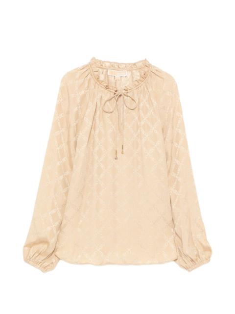 MICHAEL KORS monogram blouse