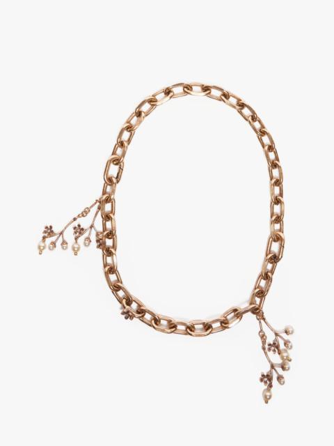 Max Mara CLAUDIA Chain necklace with pendants