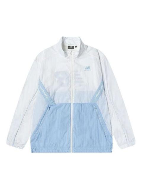 New Balance New Balance Summer Lifestyle Jacket 'White Light Blue' 5AC2U503-LBL