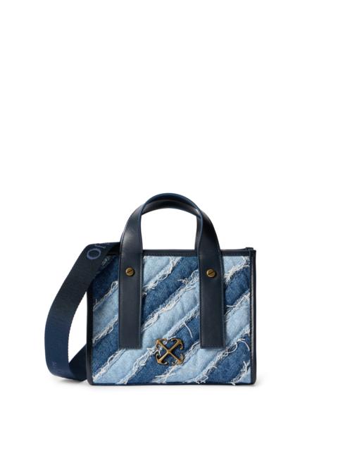 Off-White Quilting Raw Denim Tote Bag